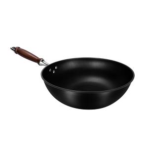 Wholesale 12.5inch Induction Compatible Wok 32cm Non Stick Frying Pan Ergonomic Design from china suppliers