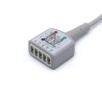 OEM Practical ECG Trunk Cable , Multifunctional ECG Cable 3 Lead