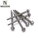 Stainless Steel Galvanised Hex Head Self Drilling Roofing Screws With Rubber
