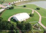 White Windproof Double Decker Tents 10X10m or 200 people for Lounge And Event