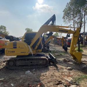 Wholesale Wear Resistant PC60 Hydraulic Mini Crawler Excavator Komatsu 6 Tons 54.8KN from china suppliers