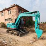 Japan Original Construction Used Kobelco Excavators Used Sk75 Kobelco 7 Ton