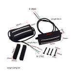 Vintage Alnico V Humbucker Pickup Dual Rail Double Coil Pickup Set N17K/B18K