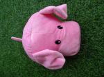 golf head cover , dog head cover , animal head cover , plush head cover , driver