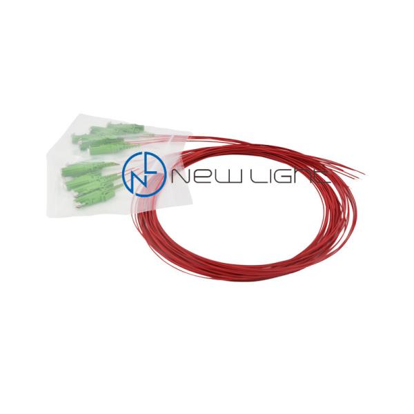 Quality E9/125 OS2 LC/APC Optical Fibre Patch Cords FO Fiber Pigtail for sale