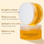 100ml Radiantly Turmeric Glowing Skin Gel Mask With Tranexamic Acid Glutathione