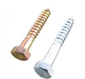 Wholesale Din571 Wood Screw Wood Screws Factory Custom Carbon Steel Din 571 Hex Head Coach Lag Wood Screw from china suppliers