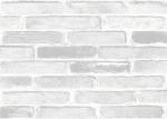 Natural Plant Fibers 3D Brick Wallpaper Old Industrial Fresco Living Room Bakery