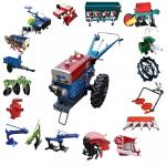 Multipurpose Walking Farm Tractor 2 Wheels Hand Walking Tractor 20hp