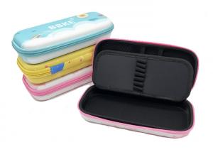 Wholesale PU Surface Custom EVA Pencil Case School Office Use , Zipper Close Small Hard Shell Case from china suppliers