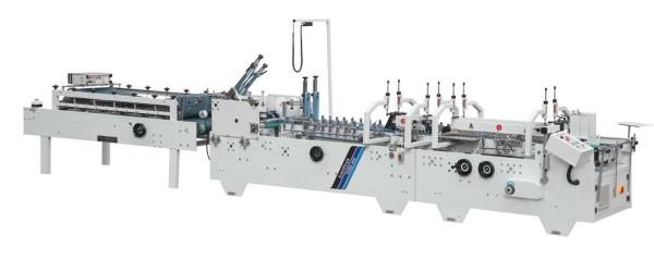 Auto Folder Gluer Corrugated Carton Machinery For Packaging / Printing