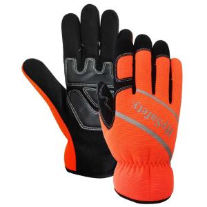 Wholesale Tear Resistance Hi Vis Mechanic Gloves With Pu Anti Vibration Super Grip from china suppliers