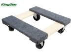 Safe Hardwood Carpet End Dolly , 800 Lb Wood Moving Dolly No Harmful Chemicals