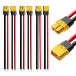 12AWG 100mm 150mm Silicon Wire XT60 XT60H XT60U Connector Male Female Sheath
