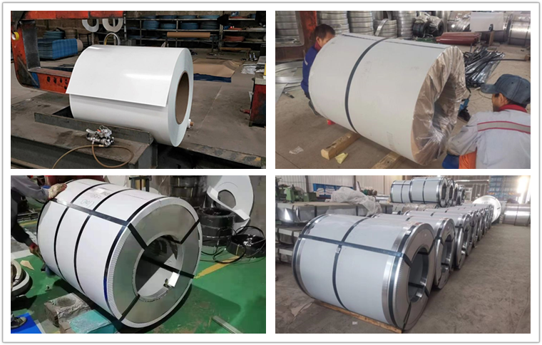 Skin Pass and SASO Certificate 0.4mm PPGI White Color Code 9016 Prepainted GI Steel Coil for Construction Materials Exporter