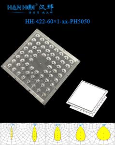 Wholesale 188×188×12.1mm Size 15°/30°/45°/60°/90° Available 60 In 1 5050LEDs Glare Reduction Durable Design Stadium Lighting Lens from china suppliers