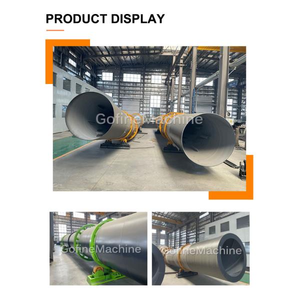 1-2 TPH Fertilizer Processing Machine Rotary Drying Equipment