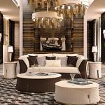 Round Marble Multifunctional Minimalist Coffee Table 100cm Morden