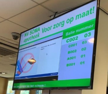 CE Indoor English Arabic Touch Screen Ticket Machine