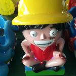 Hansel amusement park indoor fiberglass train body coin game machine