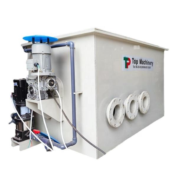 PP Shell Material Aquaculture Rotary Drum Filter for RAS Koi Farming 1075*815