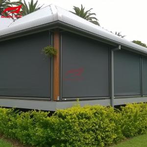 Wholesale Remote Control Waterproof Outdoor Screen Fabric Roll Up Shade Blinds for Home from china suppliers
