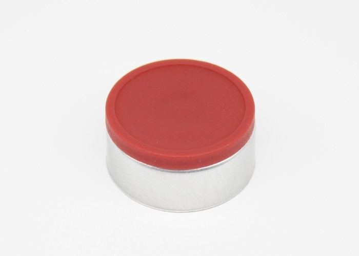 Pharmaceutical Aluminum Crimp Seals , 20mm Red Flip Off Medicine Caps