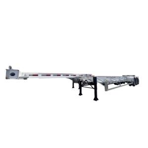 Wholesale 53ft Gooseneck Skeleton Truck Frame Semi Trailer Container Shipping Chassis with Excellent Features and Durable FUWA Axle from china suppliers