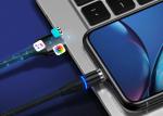 360 Rotate 2M 5V 3A Magnetic 3 In 1 Charging Cable