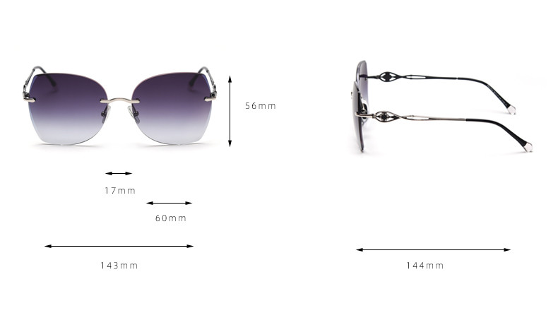 Drive Black Square Cat Eye Sunglasses Uv400 Protection Sunglasses Resin Lens