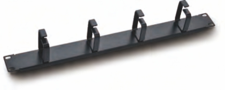 1u cable manager 4 rings (metal).