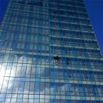 Q355 Low E Glass Curtain Wall 120mm Double Glazed Glass Curtain Bending