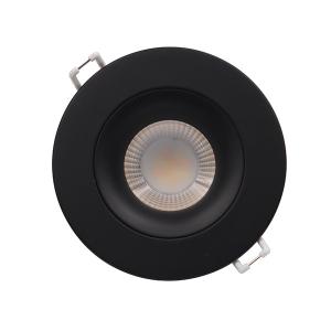 Wholesale Black Leading Edge Dimmable LED Downlights 3.5'' 9 Watt 750lm For Wet Location from china suppliers