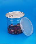 Round Leak Proof Bpa Free PET Plastic Jars Easy Open Ends 680ml Canned Food