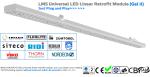 55W LM5 LED Linear Retrofit Kits Easy Installation OSRAM / BOKE Driver