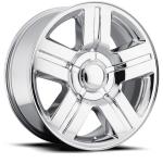 Silver 22x9 Texas Edition Replica Rims 5291 Fit Silverado Sierra Chevy Mach
