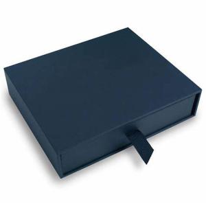 Wholesale bespoke blue drawer packaging cosmetics box luxury trophy box apparel clothes packaging box from china suppliers