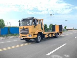 Wholesale 6 Wheels Sinotruck Howo Wrrcker Bed Winch Support Excavator Loading Road Rescue Truck from china suppliers