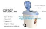 Pet Food Large Container Dog Cat Animal Storage Bin Dry Feed Seed 30L Containers
