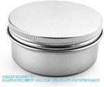 4 Ounce Aluminum Cans 120 ML Screw Lid Metal Storage Tins Containers For Storing