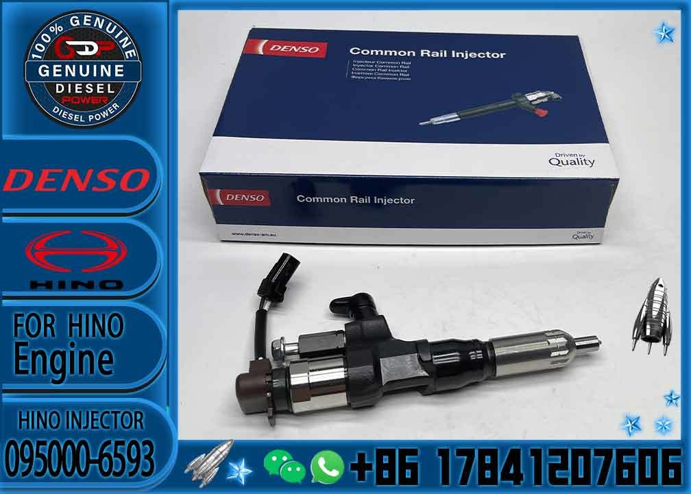 0950006593 Original Diesel Fuel Injector 095000-6593 23670-E0010 Diesel Engines Injection 095000 6593 For HINO