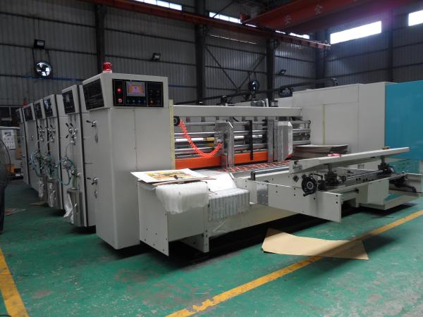 Carton Box Flexo Printing Slotting Die Cutting Machine 180 Sheet/min For Pizza
