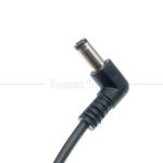 12V 24V Male to Male DC Angled Plug Jack Connector 5.5*2.1mm Power Supply