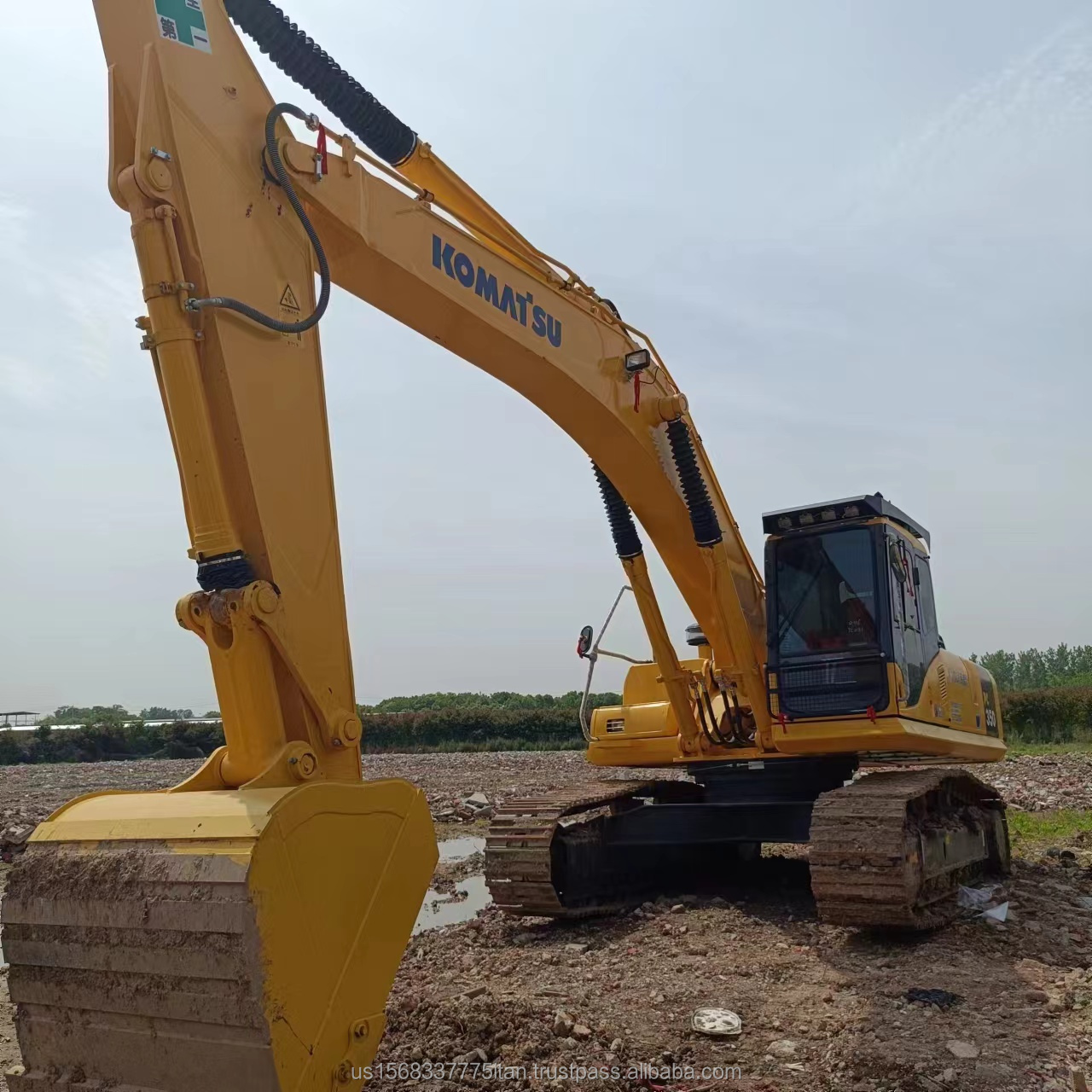 Used Komatsu PC350 Excavator 35 Ton Crawler Hydraulic Excavator with 0.3M³ Bucket Capacity