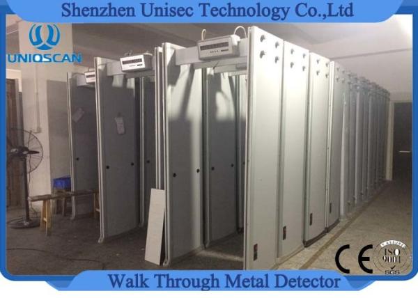 Customzied Waterproof Archway Metal Detector At Airport , 6 Zones Walk Through