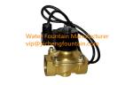 Brass Material Two Ways Solenoid Valve Water Fountain Accessories IP68