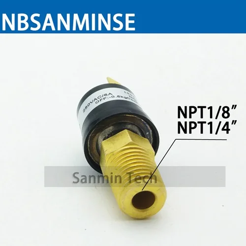 SMF08V Pressure Switch Designed Automatic Reset Small Vacuum Parts In Vacuum Environment