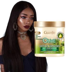 Wholesale 2-IN-1 Smoothing Hair Oil Cream for Bleached and Curly Hair Organic Keratin Treatment from china suppliers