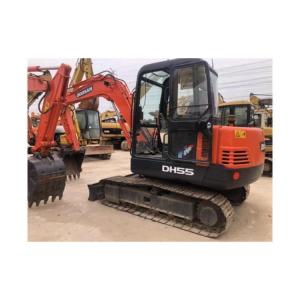 Wholesale DOOSAN DH55-7 Small Used 5 Ton Crawler Excavator in with Original Hydraulic Cylinder from china suppliers