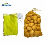 Red Reusable Produce Raschel Onion Net Sacks 5kg 15kg 25kg for Vegetable